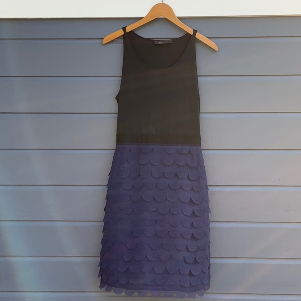 Navy and black dress